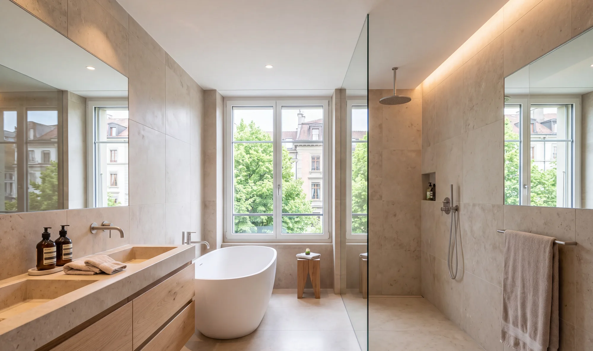 Salle de bain esprit spa